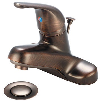 Elite Single Handle Bathroom Faucet, Oil Rubbed Bronze