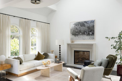Example of a trendy living room design in San Francisco