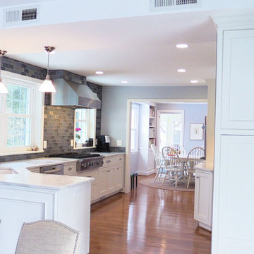 Bethesda, MD White Kitchen Remodel