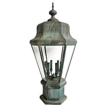 Consigned Copper Post Table Lamp