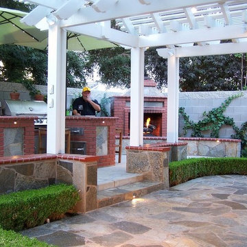 Luxurious outdoor living area.
