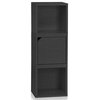 Eco-Stackable Connect 3-Cube Storage in Black