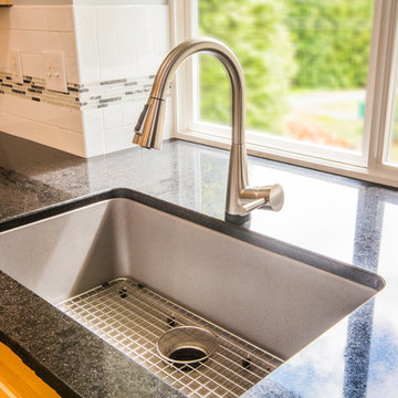 Major kitchen upgrade adds more useable space and beauty.