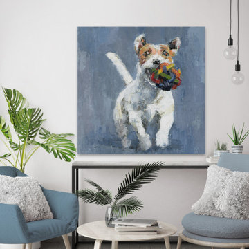 "Love to Play" Painting Print on Wrapped Canvas