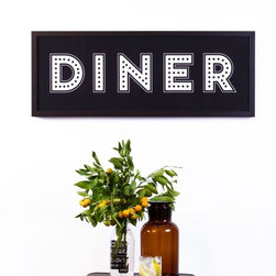DINER Print | Hunting For George - Prints And Posters