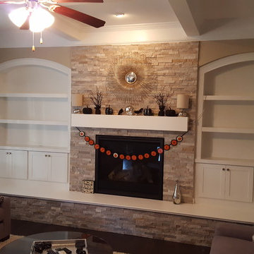 Arched Fireplace Built-in Suwanee