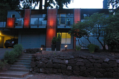 Inspiration for a modern exterior home remodel in Portland