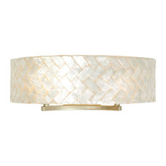 Radius Vanity, Gold Dust and Herringbone, 2-Light