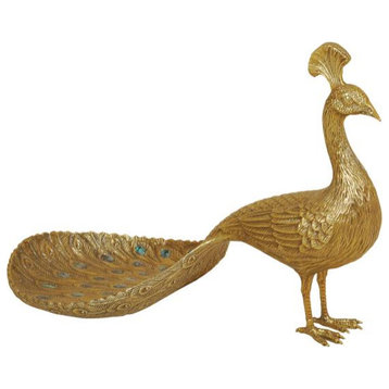 Brass Peacock Plate