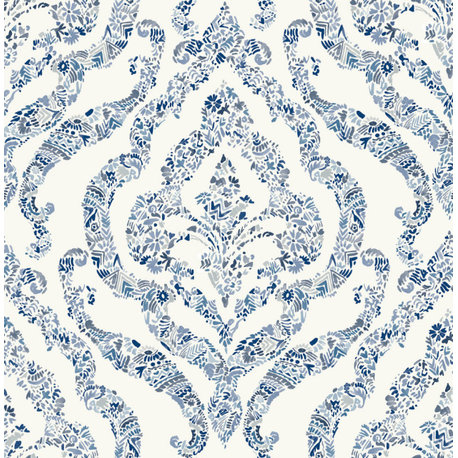 Blue Guildford Peel and Stick Wallpaper Bolt