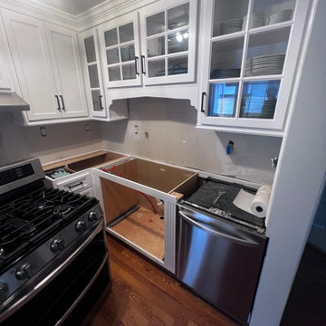Bright White Traditional Kitchen Refresh