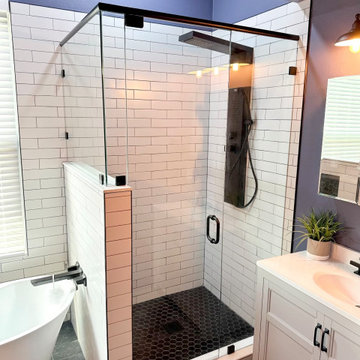 Orlando Primary Bathroom Remodel - Freestanding Tub & Walk-In Shower