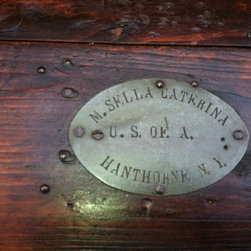 Vintage Wood Trunk-1800s - Products