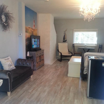 Garage Conversion to a Master bed bath, Suite with private entrance.