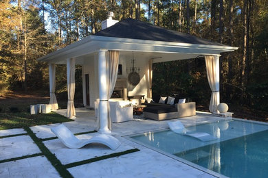 Inspiration for an eclectic home design remodel in Houston