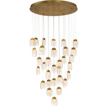 Paget Chandelier - Gold