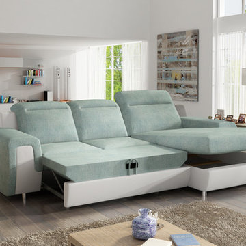 European sectional sleeper sofa NICOLA MINI