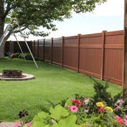 Mocha Walnut Vinyl Fence - Products