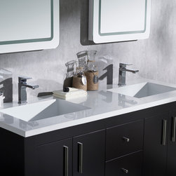 Bathroom Vanities with Solid Surface Top - Bathroom Vanities And Sink Consoles