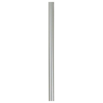 Minka Aire Downrod Extension, Brushed Steel, 24"