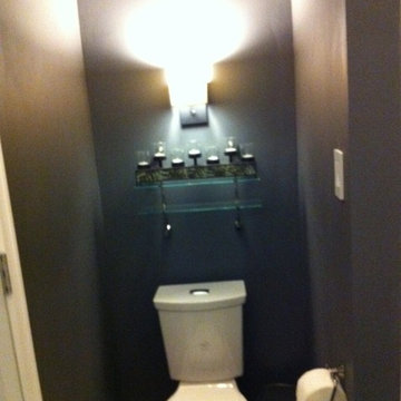 Modern master bath and closet addition