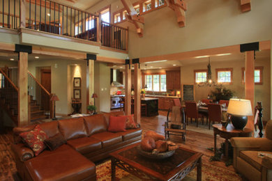 Living room - traditional living room idea in Seattle