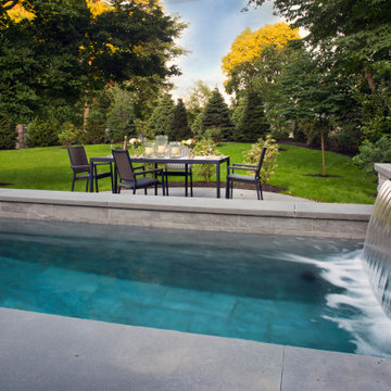 Woodland Soake Pool with Waterfall