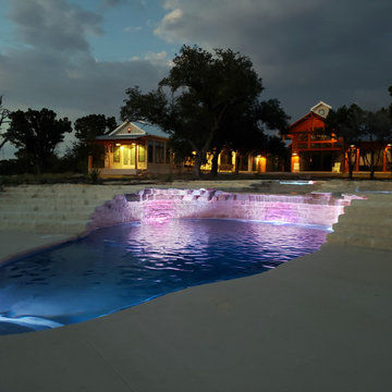 Fitzhugh Ranch Pool, Dripping Springs, TX.