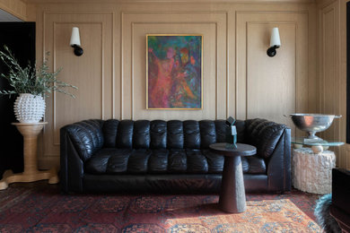 Living room - eclectic living room idea in Los Angeles