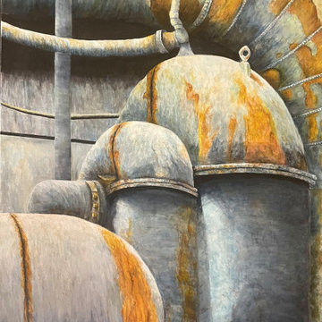 #5 factory 23" x 40"