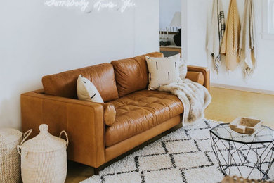 Example of a southwest living room design in Miami