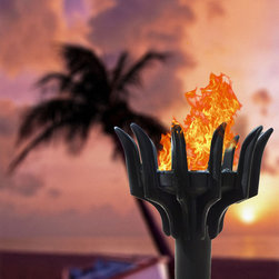 Malumai Automated Tiki Torch Kit - Outdoor Torches