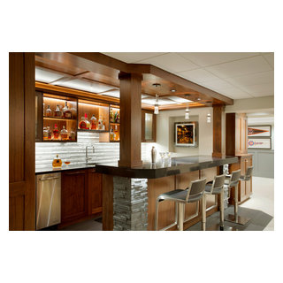 Wellesley Remodel - Transitional - Home Bar - Boston - by Carby's ...