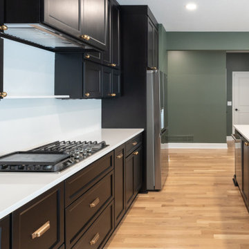 Overland Park Kitchen Remodel with Pantry Addition + Speakeasy Powder Bath