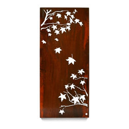 Liquid Amber Wall Art - Metal Wall Art