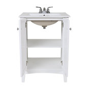 Elegant White Bathroom Vanity