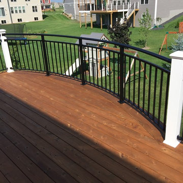 Cedar Curved Deck