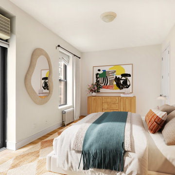 Virtual Staging Examples - Mid-Century Modern Style