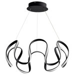 Oxygen Lighting - Cirro 28" Pendant, Black - Stylish and bold. Make an illuminating statement with this fixture. An ideal lighting fixture for your home.