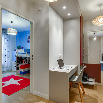 Appartement familial industriel - Brique, verrières et verre armé