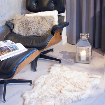 Gordon Faux Fur Rug - Gradient Tan 2x3