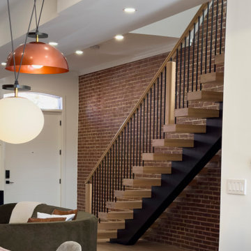 Project #145 | Modern Staircase Renovation in Victorian Townhouse