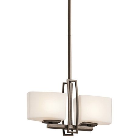 Kichler Lighting Adelaide Mini Pendant/Chandelier 2-Light, Mission Bronze