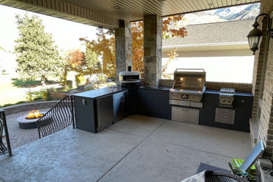 Patio - modern patio idea in Salt Lake City