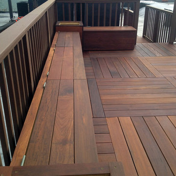 Clinton St - IPE Wood Deck (Carroll Gardens, Brooklyn)
