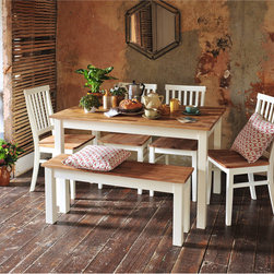 Portobello Dining Table with Benches - Products