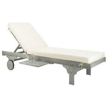 Newport Chaise Lounge Chair With Side Table, Pat7022H