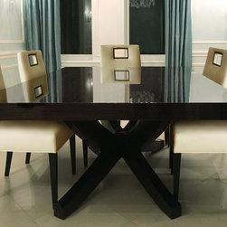 Mundi Dining Table with Doma Chairs - Dining Tables