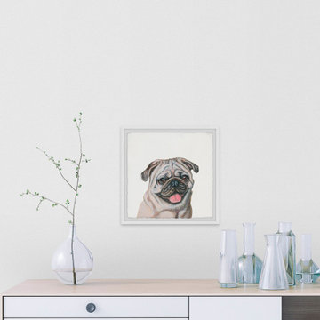 "Stares at Me" Framed Painting Print