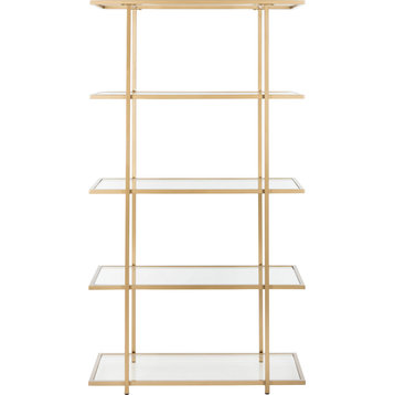 Francis Etagere - Gold, Clear